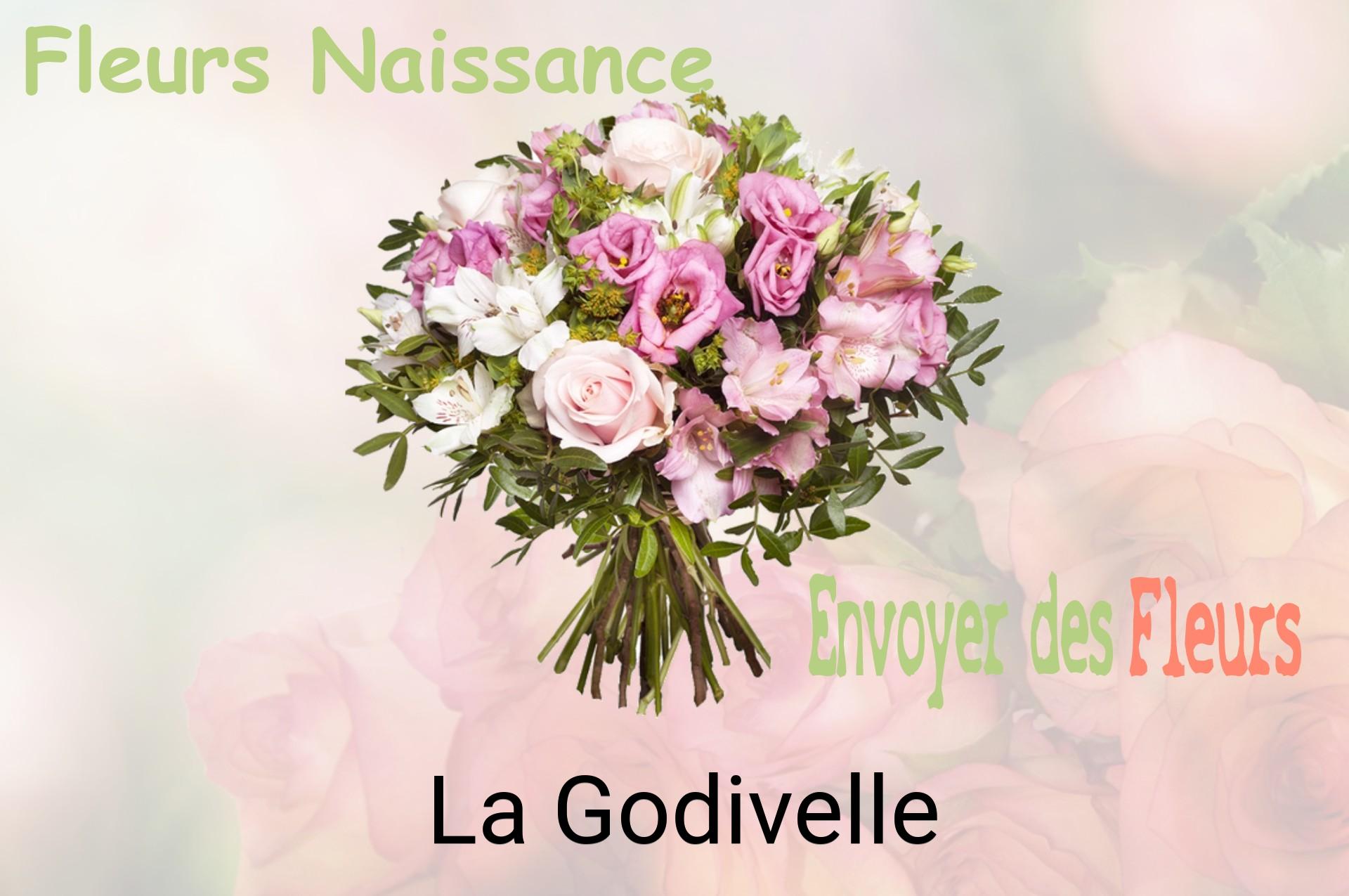 Bouquet de fleurs de naissance livré à La Godivelle